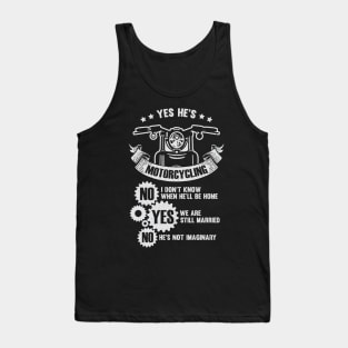 Funny Motorcyclist's Wife Gift Tank Top